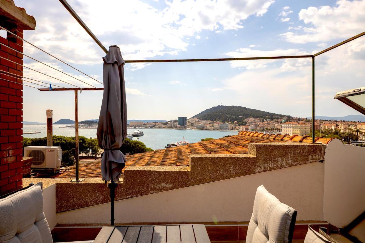 Luxury Apartment Olavia Rooftop Terrace & Seaview Split Exterior foto